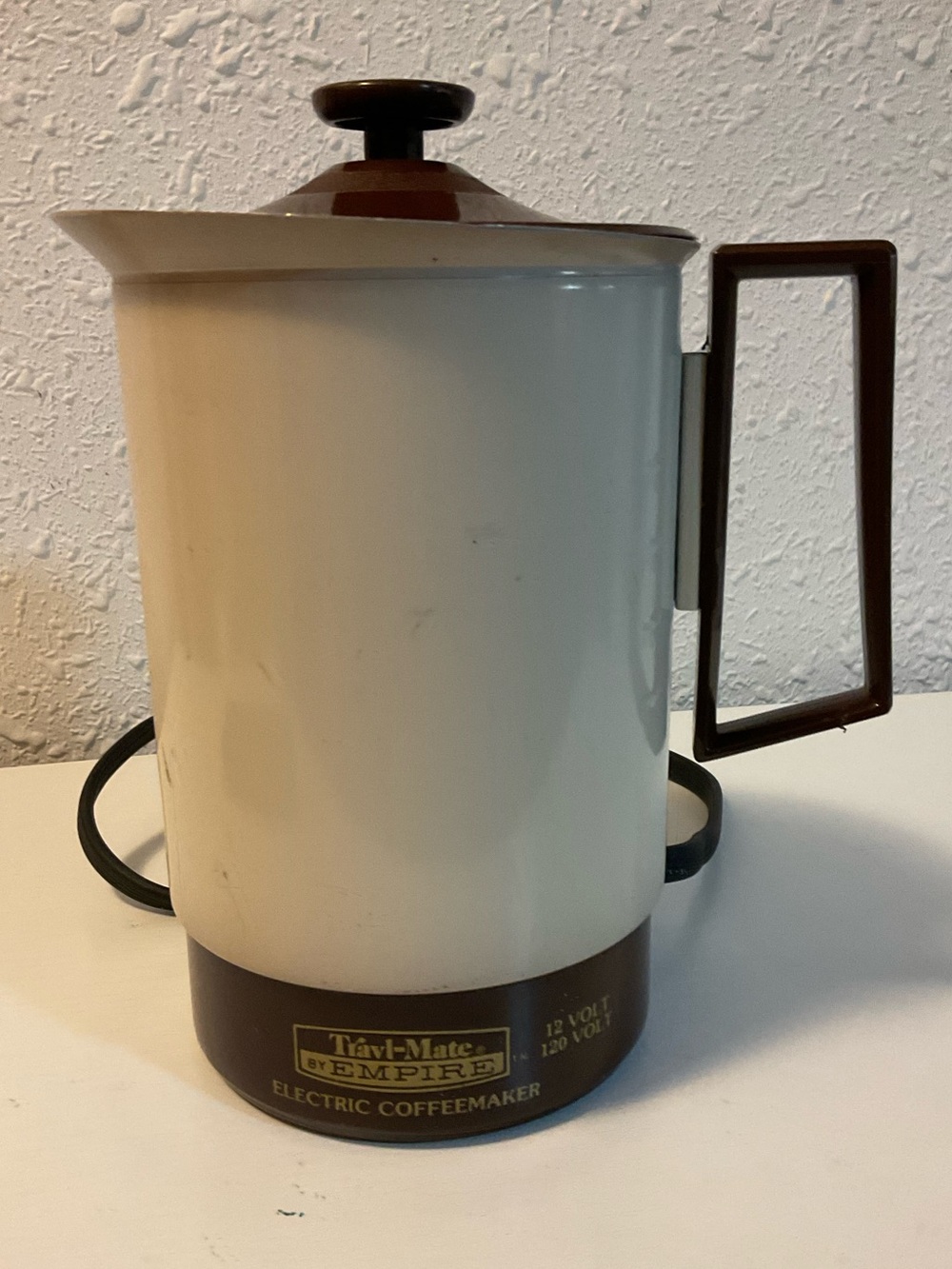 Vintage Electric Empire Coffee Percolator Travl-Mate
